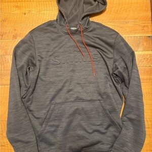 Simms Men’s Challenger Charcoal Hoodie